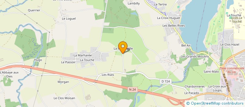 localisation de l'entreprise MONSIEUR CHRISTOPHE BLANCHARD  TAUPONT