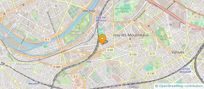 localisation de l'entreprise MONSIEUR CHRISTOPHE BLANCHET à ISSY-LES-MOULINEAUX