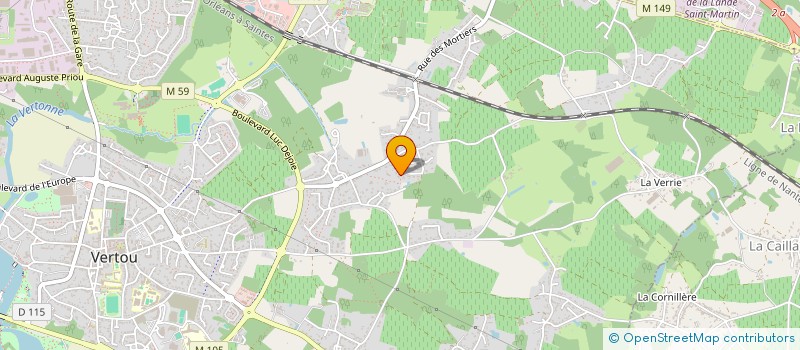 localisation de l'entreprise MONSIEUR CHRISTOPHE BLANDIN à VERTOU