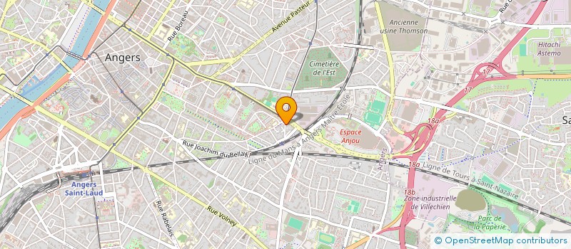 localisation de l'entreprise MONSIEUR CHRISTOPHE BLANLOEIL à ANGERS