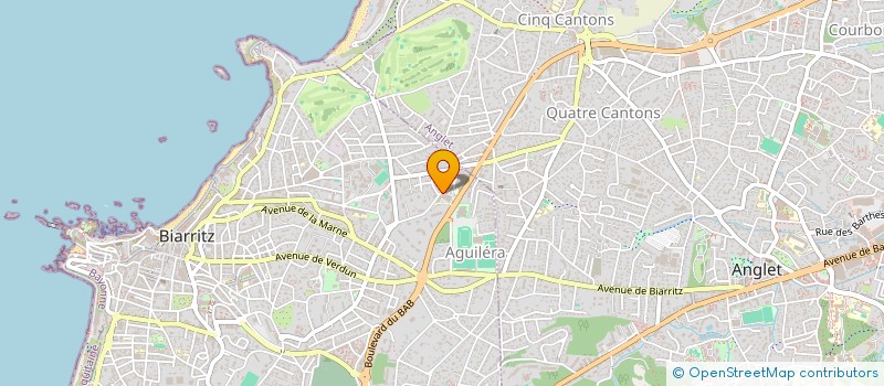 localisation de l'entreprise MONSIEUR CHRISTOPHE BLANQUART  BIARRITZ