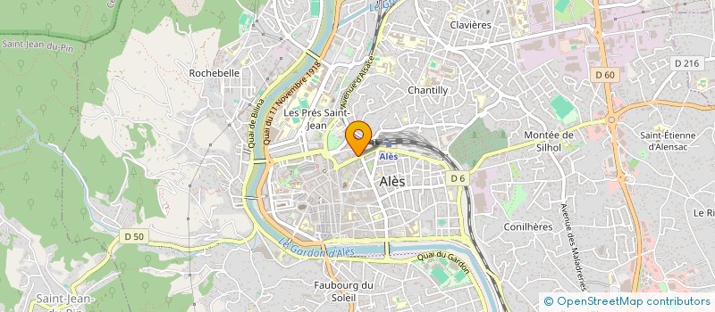 localisation de l'entreprise MONSIEUR CHRISTOPHE BLAVIT  ALES