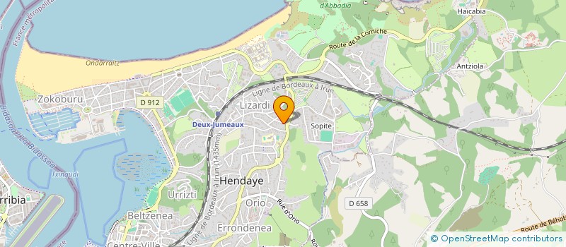 localisation de l'entreprise MONSIEUR CHRISTOPHE BLOUIN à HENDAYE