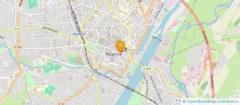 localisation de l'entreprise MONSIEUR CHRISTOPHE BOCHARD  ROANNE