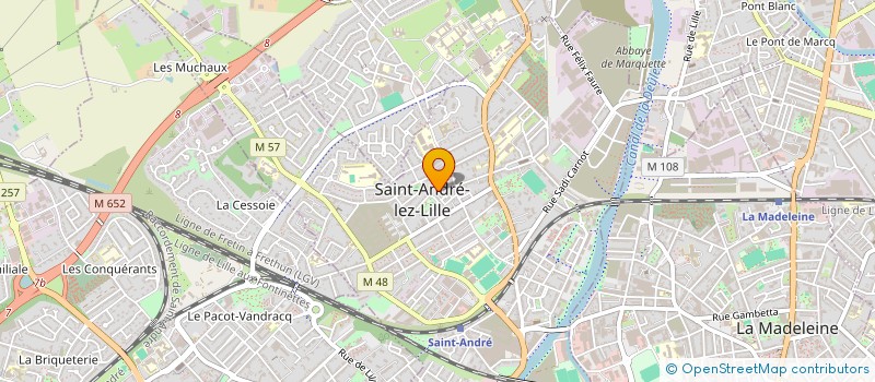 localisation de l'entreprise MONSIEUR CHRISTOPHE BOCKLANDT à SAINT-ANDRE-LEZ-LILLE