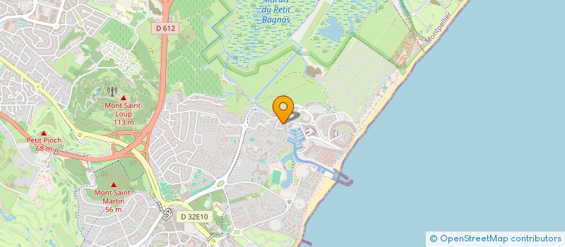 localisation de l'entreprise MONSIEUR CHRISTOPHE BODART  AGDE