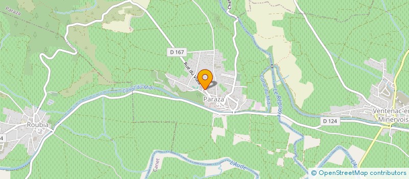 localisation de l'entreprise MONSIEUR CHRISTOPHE BOEUF  PARAZA