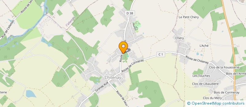 localisation de l'entreprise MONSIEUR CHRISTOPHE BOGGIANI  CHITENAY