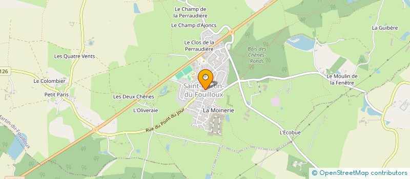 localisation de l'entreprise MONSIEUR CHRISTOPHE BOHEME  SAINT-MARTIN-DU-FOUILLOUX