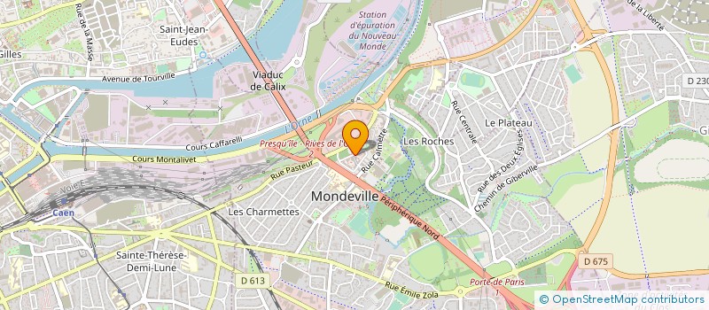 localisation de l'entreprise MONSIEUR CHRISTOPHE BOILLOUX  MONDEVILLE