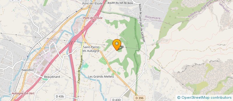 localisation de l'entreprise MONSIEUR CHRISTOPHE BOIN  AUBAGNE