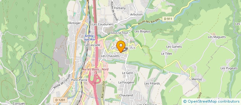 localisation de l'entreprise MONSIEUR CHRISTOPHE BOINOT  GRESY-SUR-AIX
