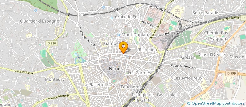 localisation de l'entreprise MONSIEUR CHRISTOPHE BOIRON  NIMES