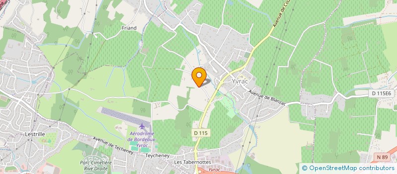 localisation de l'entreprise MONSIEUR CHRISTOPHE BOISSEAU  YVRAC