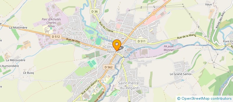 localisation de l'entreprise MONSIEUR CHRISTOPHE BOISSET  CONDE-EN-NORMANDIE