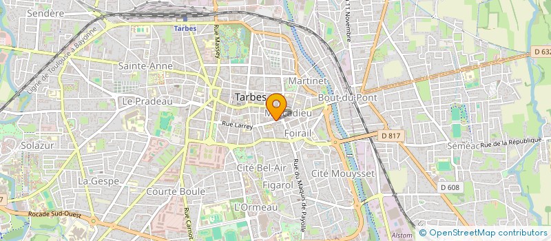 localisation de l'entreprise MONSIEUR CHRISTOPHE BOISSON à TARBES