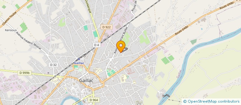 localisation de l'entreprise MONSIEUR CHRISTOPHE BOISSONNADE à GAILLAC