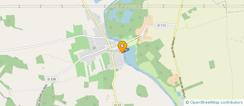 localisation de l'entreprise MONSIEUR CHRISTOPHE BOLATRE  PREUILLY