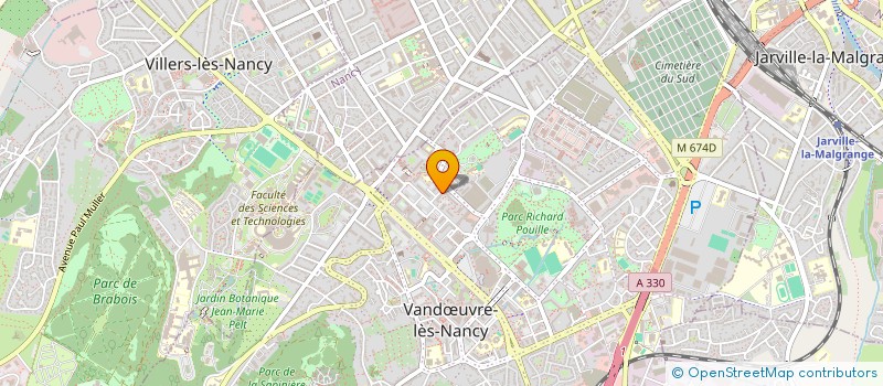 localisation de l'entreprise MONSIEUR CHRISTOPHE BOLUSSET  VANDUVRE-LES-NANCY