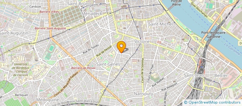 localisation de l'entreprise MONSIEUR CHRISTOPHE BOMBERT  BORDEAUX