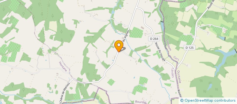 localisation de l'entreprise MONSIEUR CHRISTOPHE BOMBEZIN  BOURDALAT