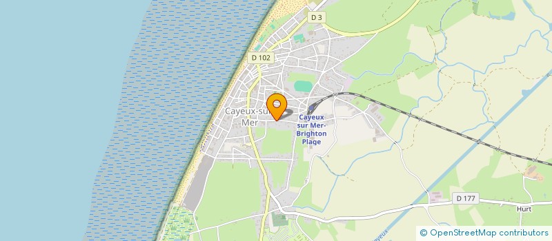 localisation de l'entreprise MONSIEUR CHRISTOPHE BON à CAYEUX-SUR-MER