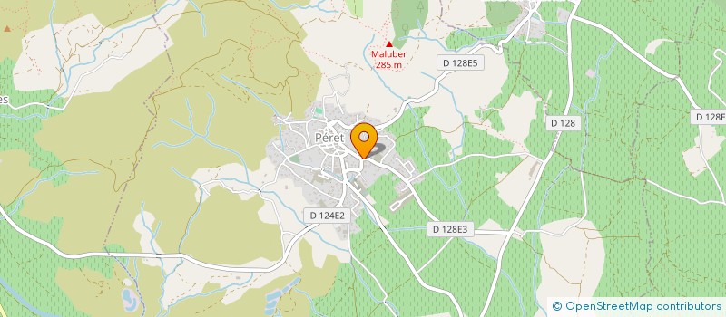 localisation de l'entreprise MONSIEUR CHRISTOPHE BONAFE  PERET