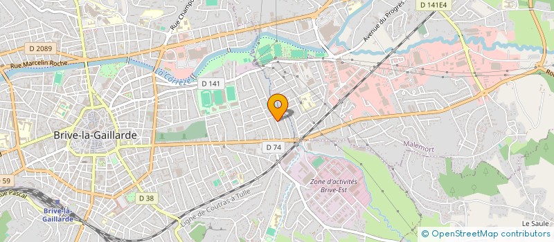 localisation de l'entreprise MONSIEUR CHRISTOPHE BONATO à BRIVE-LA-GAILLARDE