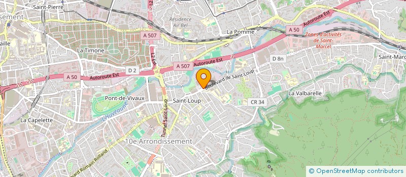 localisation de l'entreprise MONSIEUR CHRISTOPHE BONET  MARSEILLE