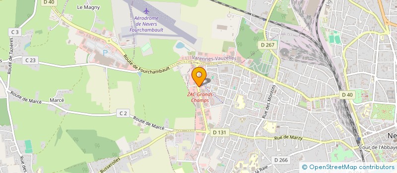 localisation de l'entreprise MONSIEUR CHRISTOPHE BONGARD à NEVERS
