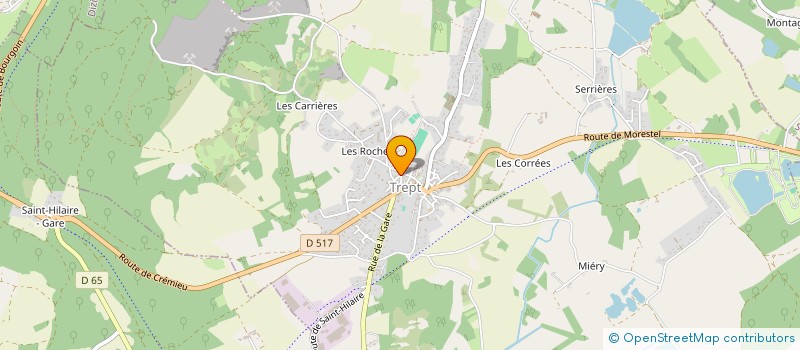 localisation de l'entreprise MONSIEUR CHRISTOPHE BONNAIRE-GIROUD  TREPT