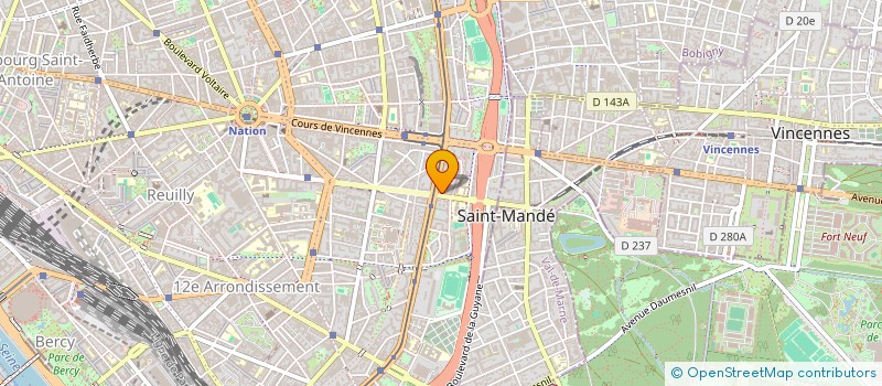 localisation de l'entreprise MONSIEUR CHRISTOPHE BONNARD à PARIS