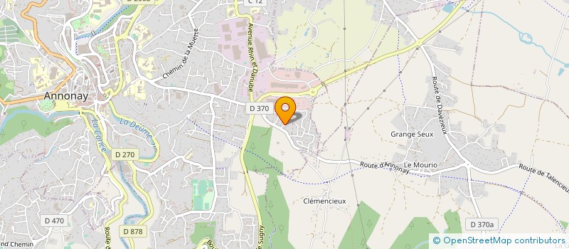 localisation de l'entreprise MONSIEUR CHRISTOPHE BONNARDEL  ANNONAY