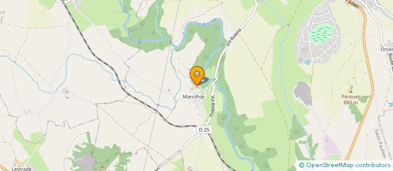 localisation de l'entreprise MONSIEUR CHRISTOPHE BONNAUD  BELLEVUE-LA-MONTAGNE