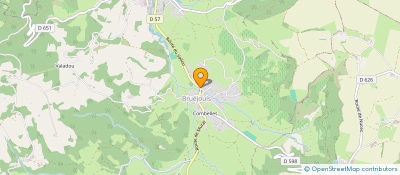 localisation de l'entreprise MONSIEUR CHRISTOPHE BONNEAU  SAINT-CHRISTOPHE-VALLON