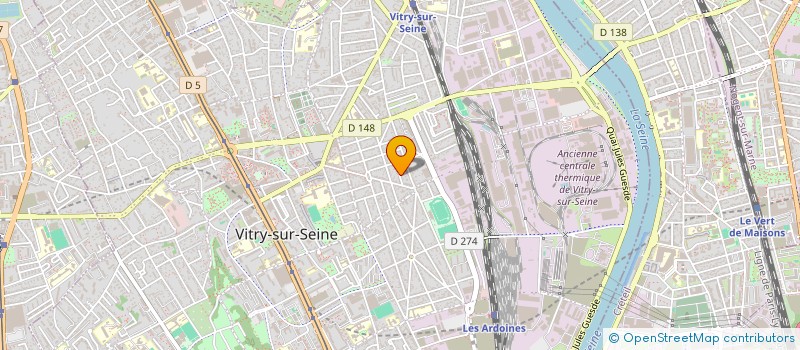 localisation de l'entreprise MONSIEUR CHRISTOPHE BONNEAUD à VITRY-SUR-SEINE