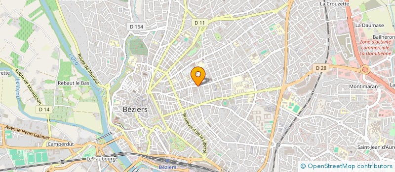 localisation de l'entreprise MONSIEUR CHRISTOPHE BONNEFOUS à BEZIERS