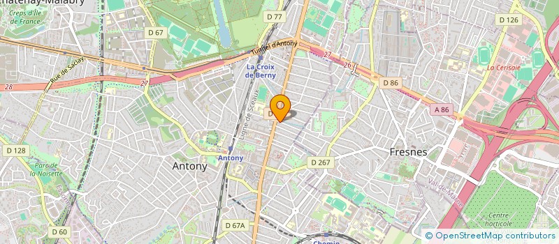 localisation de l'entreprise MONSIEUR CHRISTOPHE BONNEFOY à ANTONY