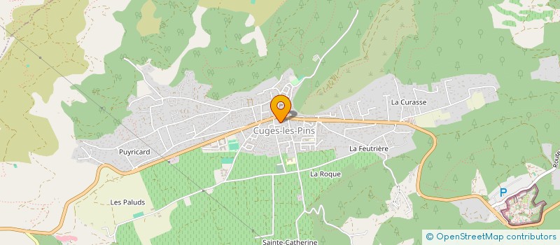 localisation de l'entreprise MONSIEUR CHRISTOPHE BONNEFOY  CUGES-LES-PINS