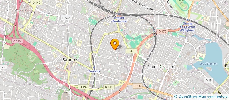 localisation de l'entreprise MONSIEUR CHRISTOPHE BONNEL  SANNOIS