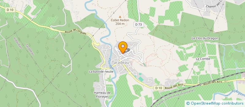 localisation de l'entreprise MONSIEUR CHRISTOPHE BONNERIC  TARADEAU