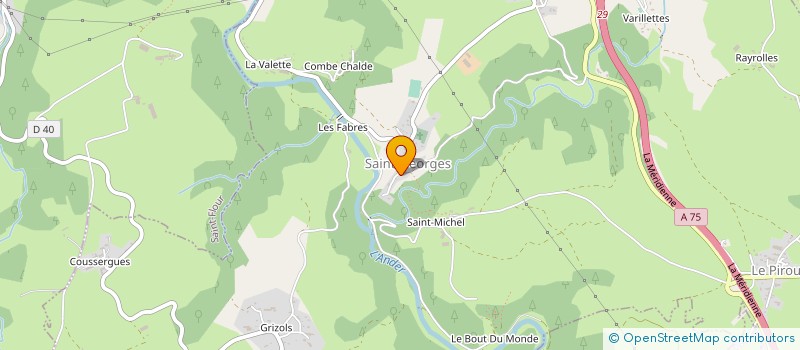 localisation de l'entreprise MONSIEUR CHRISTOPHE BONNET à SAINT-GEORGES