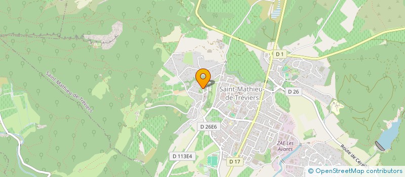 localisation de l'entreprise MONSIEUR CHRISTOPHE BONNET à VALFLAUNES