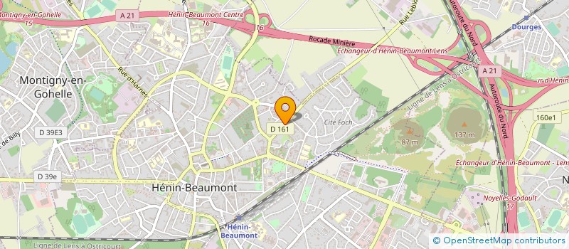 localisation de l'entreprise MONSIEUR CHRISTOPHE BONNET à HENIN-BEAUMONT