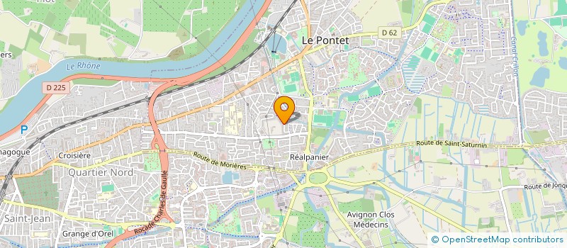 localisation de l'entreprise MONSIEUR CHRISTOPHE BONNET  LE PONTET