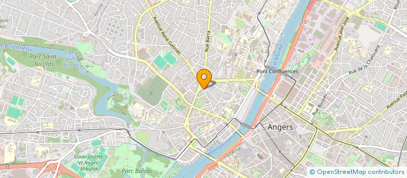 localisation de l'entreprise MONSIEUR CHRISTOPHE BONNET à ANGERS
