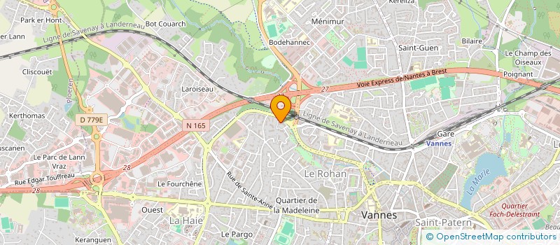 localisation de l'entreprise MONSIEUR CHRISTOPHE BONNIEUX à VANNES