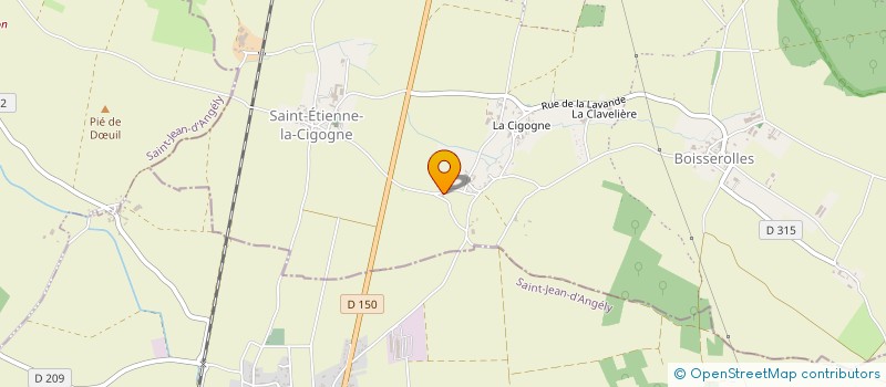 localisation de l'entreprise MONSIEUR CHRISTOPHE BONNIN  BEAUVOIR-SUR-NIORT