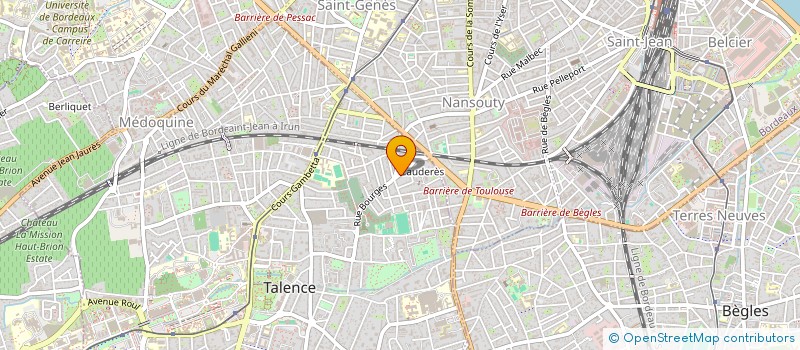 localisation de l'entreprise MONSIEUR CHRISTOPHE BONNO à TALENCE