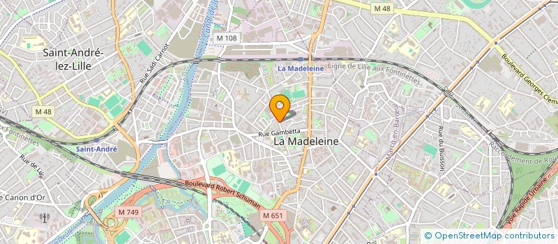 localisation de l'entreprise MONSIEUR CHRISTOPHE BONTINCK à LA MADELEINE